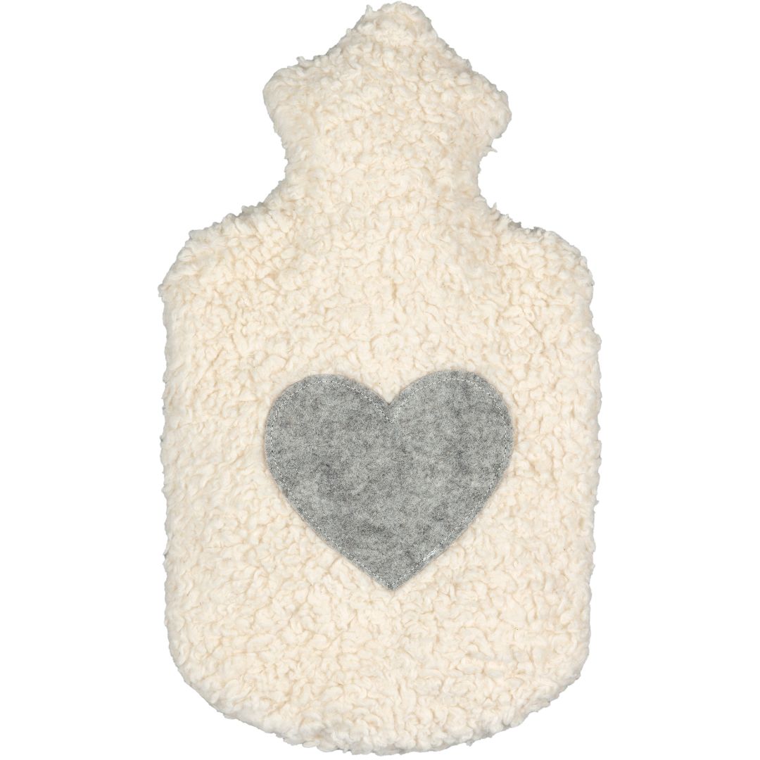 Hot Water Bottle with Organic Cotton Cover