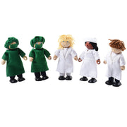 Wooden Hospital Playset with Medical Accessories | 27 Piece Set