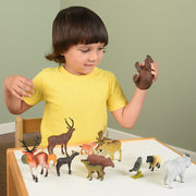 North American Forest Animals | 14 Piece Playset