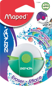 Eraser with Rotating Cover